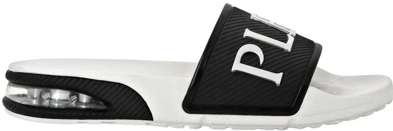 Plein Sport - Flat Gummy Sandalen - Wit - Unisex