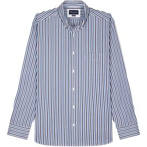 Eden Park, Heren, Overhemden, Blauw, Maat: M Katoen,