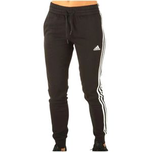 Adidas, Dames, Broeken, Zwart, Maat: S Katoen,