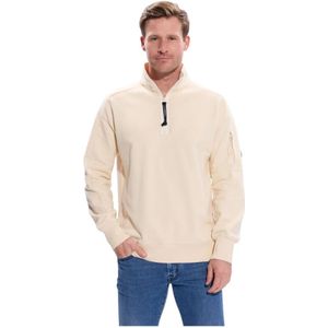C.p. Company, Heren, Sweatshirts & Hoodies, Beige, Maat: L Fleece,
