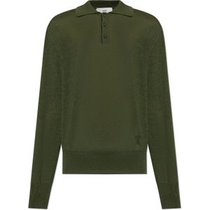 Ami Paris, Heren, Truien, Groen, Maat: XS Wol,