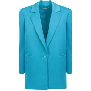 Alice + Olivia, Dames, Jassen, Blauw, Maat: 4XS Leer,