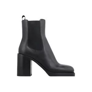 Prada Heeled Laarzen , Black , Dames , Maat: 40 EU