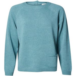 Lind, Dames, Truien, Blauw, Maat: S Wol,