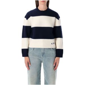 A.p.c., Dames, Truien, Veelkleurig, Maat: S Wol,