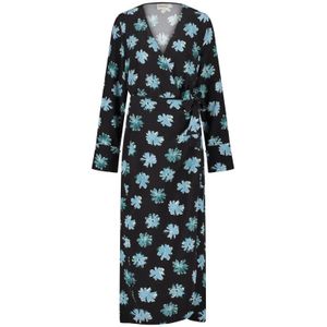 Fabienne Chapot Jurk 'Selena'  lichtblauw / petrol / zwart / offwhite