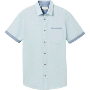 Tom Tailor, Heren, Overhemden, Blauw, Maat: L