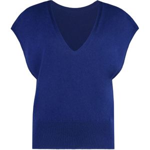 Malo, Dames, Truien, Blauw, Maat: L Kasjmier,