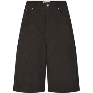 Lollys Laundry, Dames, Korte broeken, Bruin, Maat: XS Katoen,