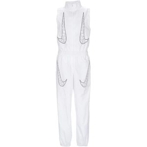 Nike, Dames, Jumpsuits & Playsuits, Wit, Maat: L Poliester,