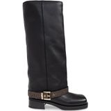 Michael Kors, Dames, Schoenen, Zwart, Maat: 35 EU Leer,