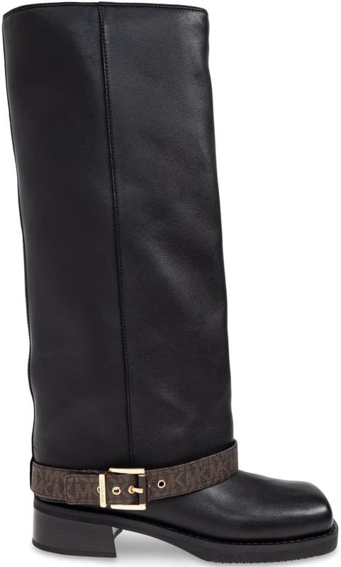 Michael Kors, Dames, Schoenen, Zwart, Maat: 35 EU Leer,