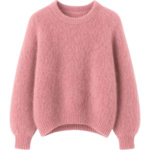 Opal Studio, Dames, Truien, Roze, Maat: ONE Size Mohair,