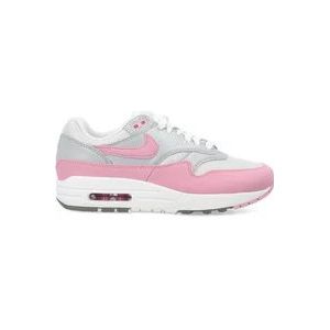 Nike Metallic Pink Air Max 1 Sneakers , Multicolor , Dames , Maat: 37 1/2 EU