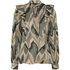 Bruuns Bazaar, Dames, Blouses & Shirts, Veelkleurig, Maat: S Katoen,