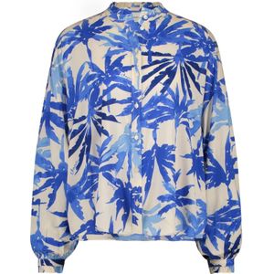 Fabienne Chapot - Blouse - Off White - Multicolor - Viscose - Ballonmouwen