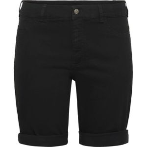 Kaffe Curve, Dames, Korte broeken, Zwart, Maat: 2XL Denim,