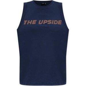 The Upside, Dames, Tops, Blauw, Maat: S Katoen,