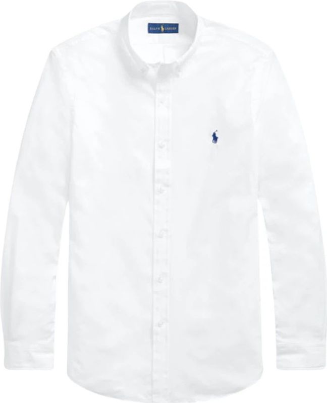 Ralph Lauren, Heren, Overhemden, Wit, Maat: 2XL Katoen,