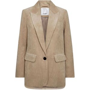 Co'Couture, Dames, Jassen, Beige, Maat: XS Polyamide,