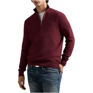 Polo Ralph Lauren, Heren, Sweatshirts & Hoodies, Rood, Maat: S Katoen,