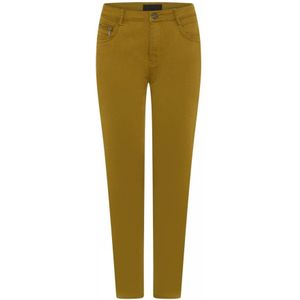 C.Ro, Dames, Broeken, Geel, Maat: S Katoen,