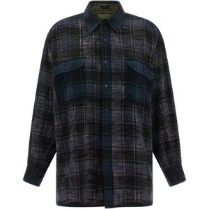 R13, Dames, Blouses & Shirts, Veelkleurig, Maat: M Katoen,