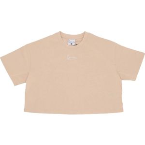 Karl Kani, Dames, Tops, Beige, Maat: XS Katoen,