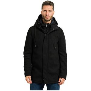 YES Zee, Heren, Mantels, Zwart, Maat: S