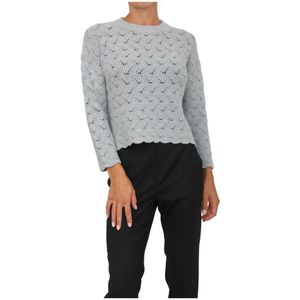 Marella, Dames, Truien, Grijs, Maat: S Viscose,