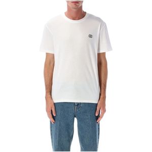 Valentino Garavani, Heren, Tops, Wit, Maat: L Katoen,