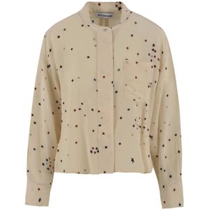 Attic and Barn, Dames, Blouses & Shirts, Beige, Maat: XS