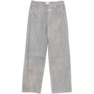 Closed, Dames, Broeken, Blauw, Maat: W26 Wol,