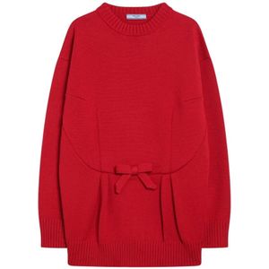 Prada, Dames, Truien, Rood, Maat: XS