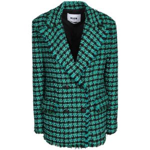 Msgm, Dames, Jassen, Groen, Maat: XS Katoen,
