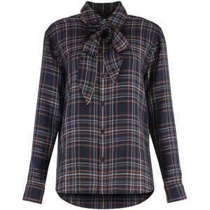 Saint Laurent, Dames, Blouses & Shirts, Veelkleurig, Maat: S Wol,