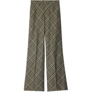 Burberry, Dames, Broeken, Veelkleurig, Maat: 5XL Wol,