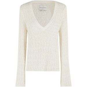 Loulou Studio, Dames, Truien, Wit, Maat: S