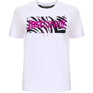 Just Cavalli - T-shirt - Wit - Dames