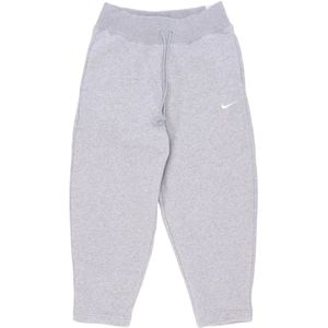 Nike, Dames, Broeken, Grijs, Maat: M Fleece,