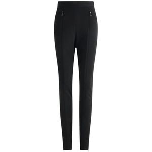 Fusalp, Dames, Broeken, Zwart, Maat: 2XS Leer,