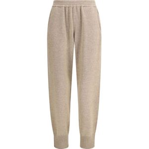 Brunello Cucinelli, Dames, Broeken, Beige, Maat: S Kasjmier,