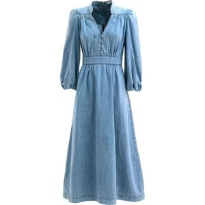 Zimmermann, Dames, Jurken, Blauw, Maat: L Zijde,