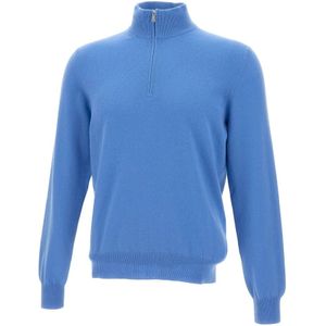 Gran Sasso, Heren, Truien, Blauw, Maat: M Kasjmier,