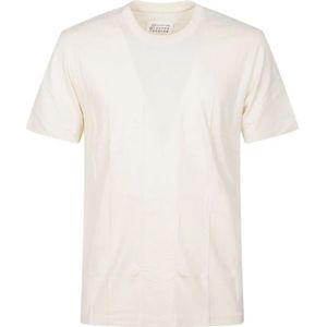 Maison Margiela, Heren, Tops, Wit, Maat: S Katoen,