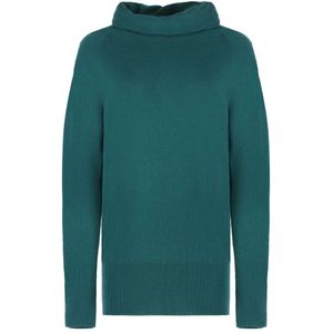 Malo, Dames, Truien, Groen, Maat: L Kasjmier,