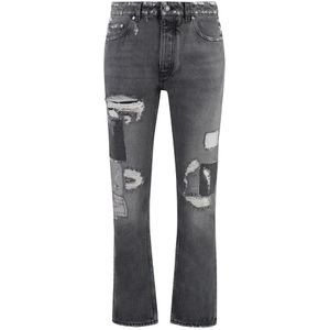 Palm Angels, Heren, Jeans, Grijs, Maat: W31 Katoen,