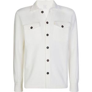 Eleventy, Heren, Truien, Wit, Maat: XL Kasjmier,