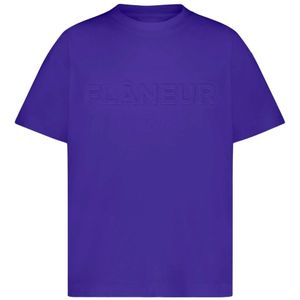 Flâneur, Heren, Tops, Paars, Maat: S Katoen,