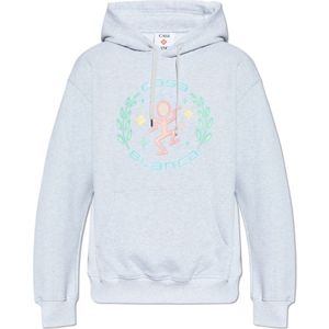 Casablanca, Heren, Sweatshirts & Hoodies, Grijs, Maat: M Katoen,